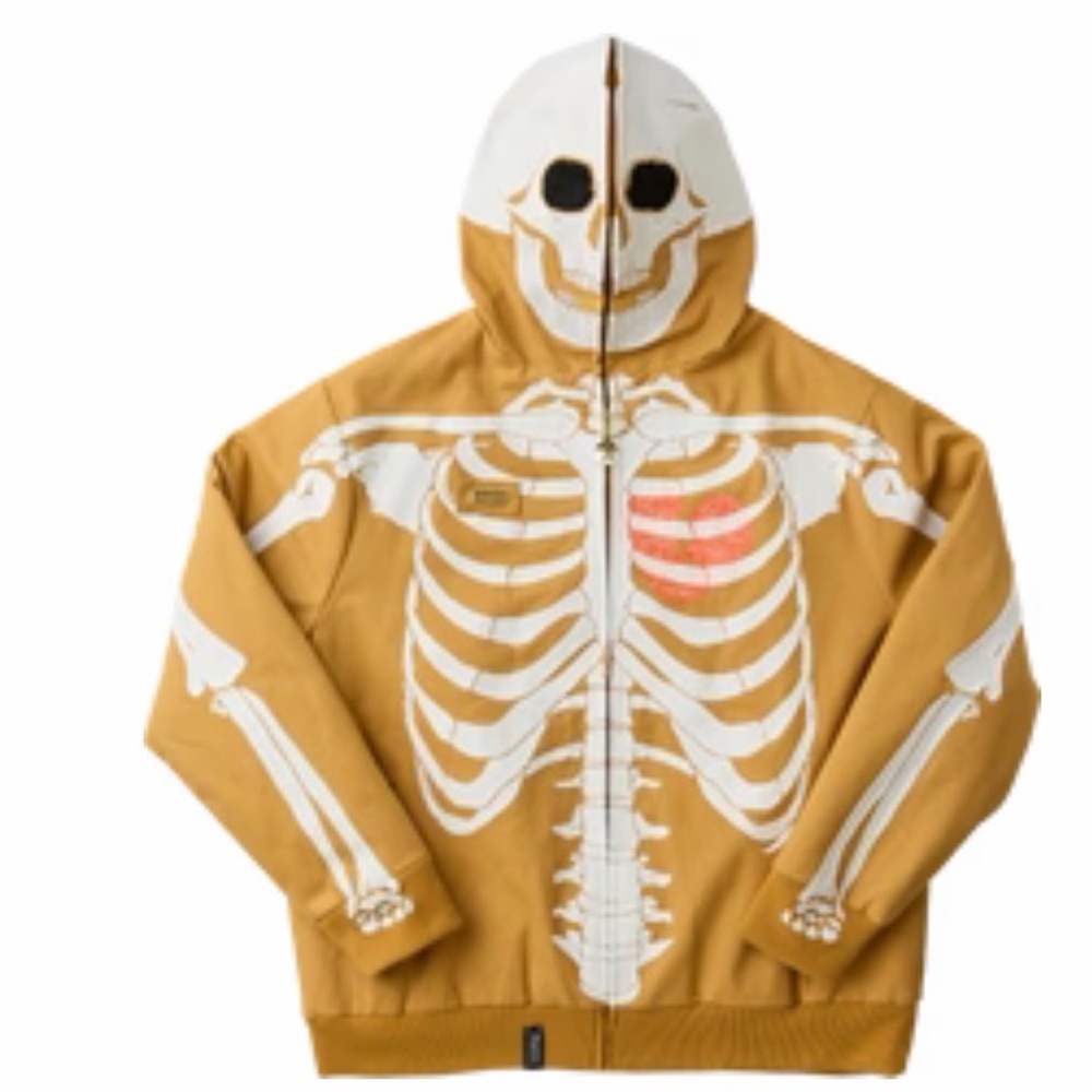 LRG Lifted Research Group NWOT Dead Men Large Serious Hoodie Heavyweight Jacket